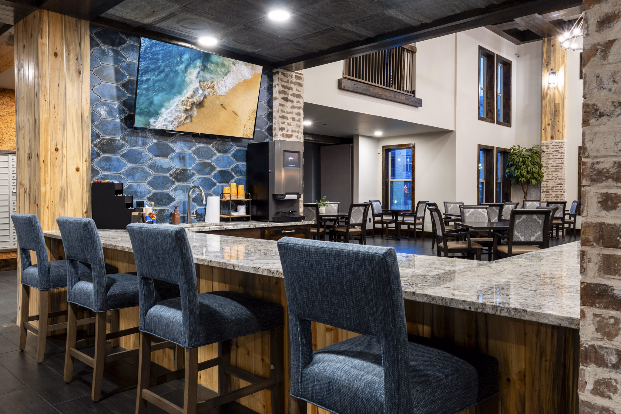 clubhouse at Alders Prosper Apartments 