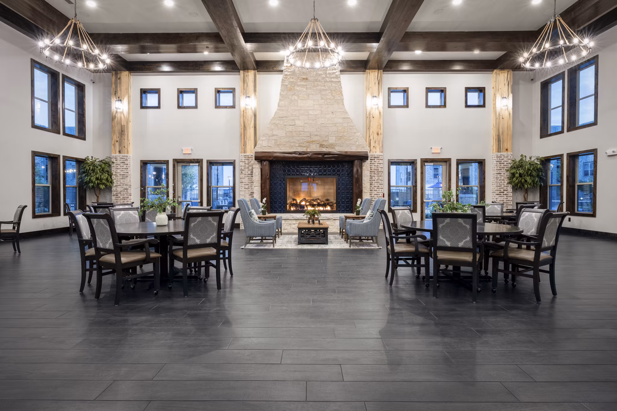 clubhouse at Alders Prosper Apartments 