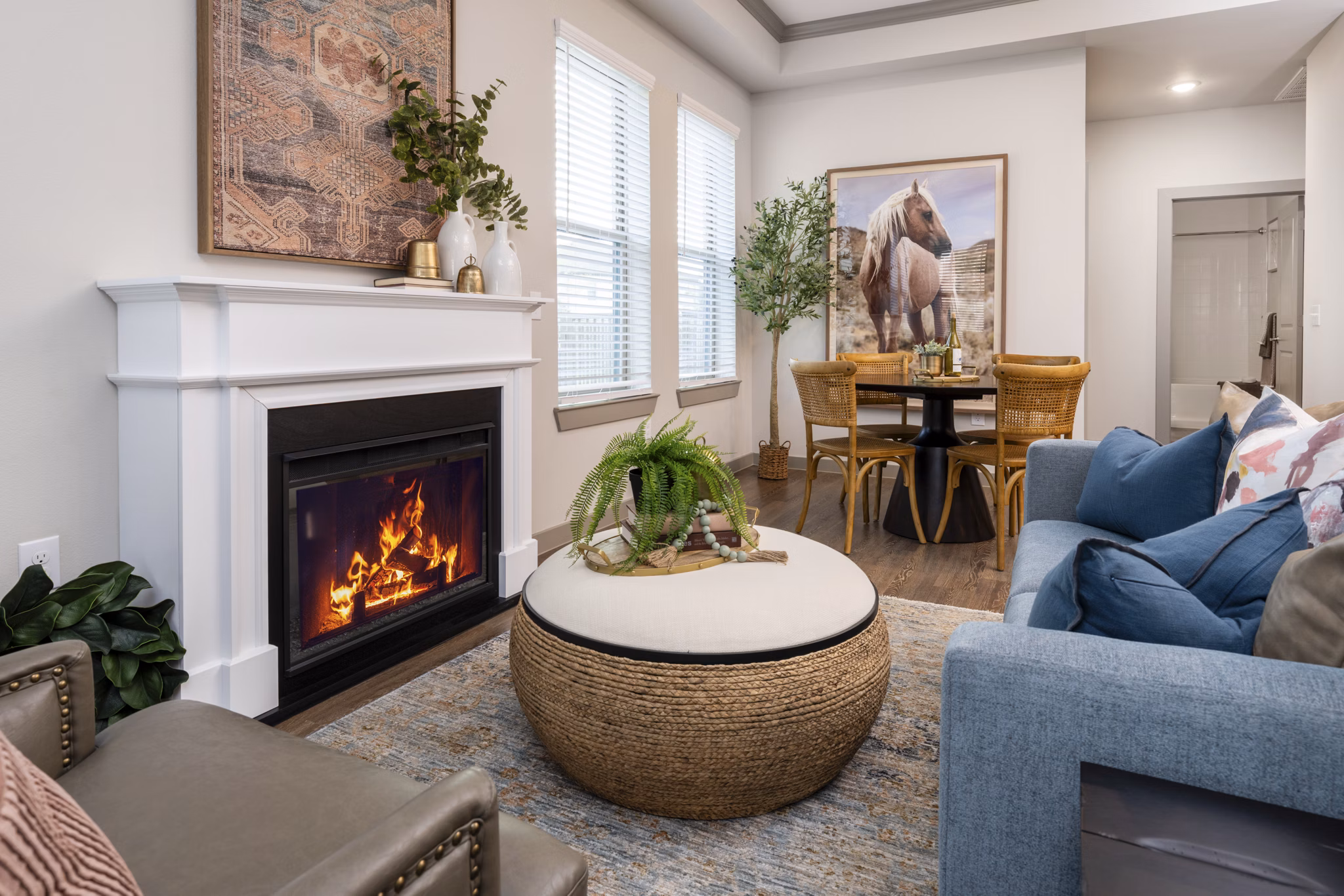 living room at Alders Prosper Apartments 