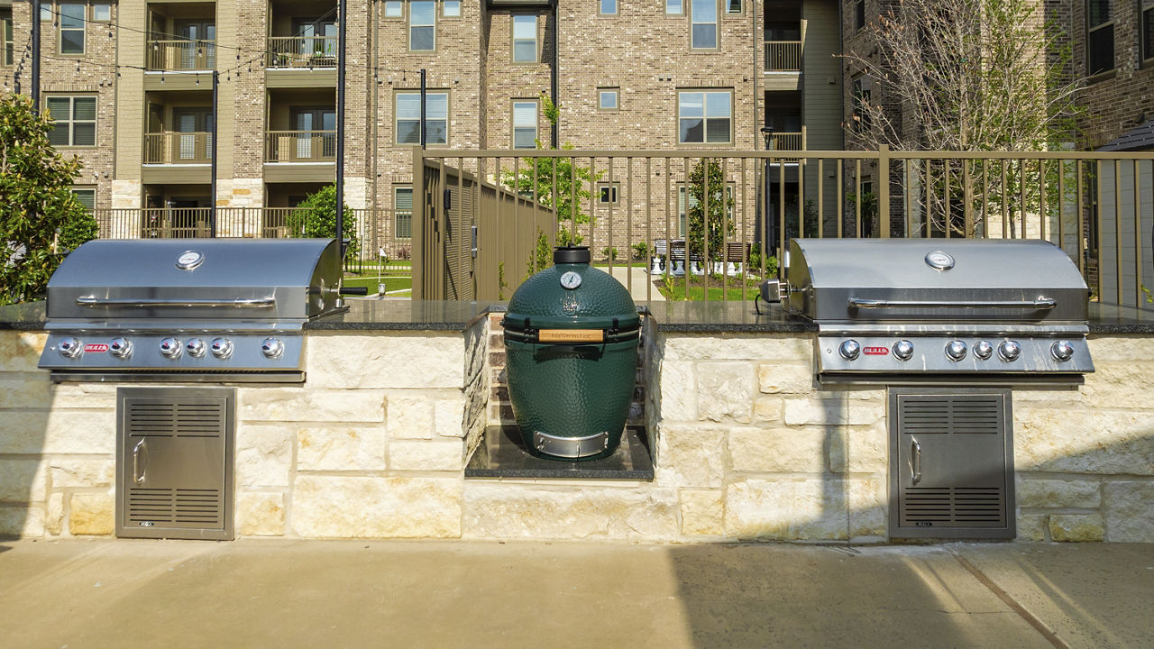 Grill area at Alders Prosper