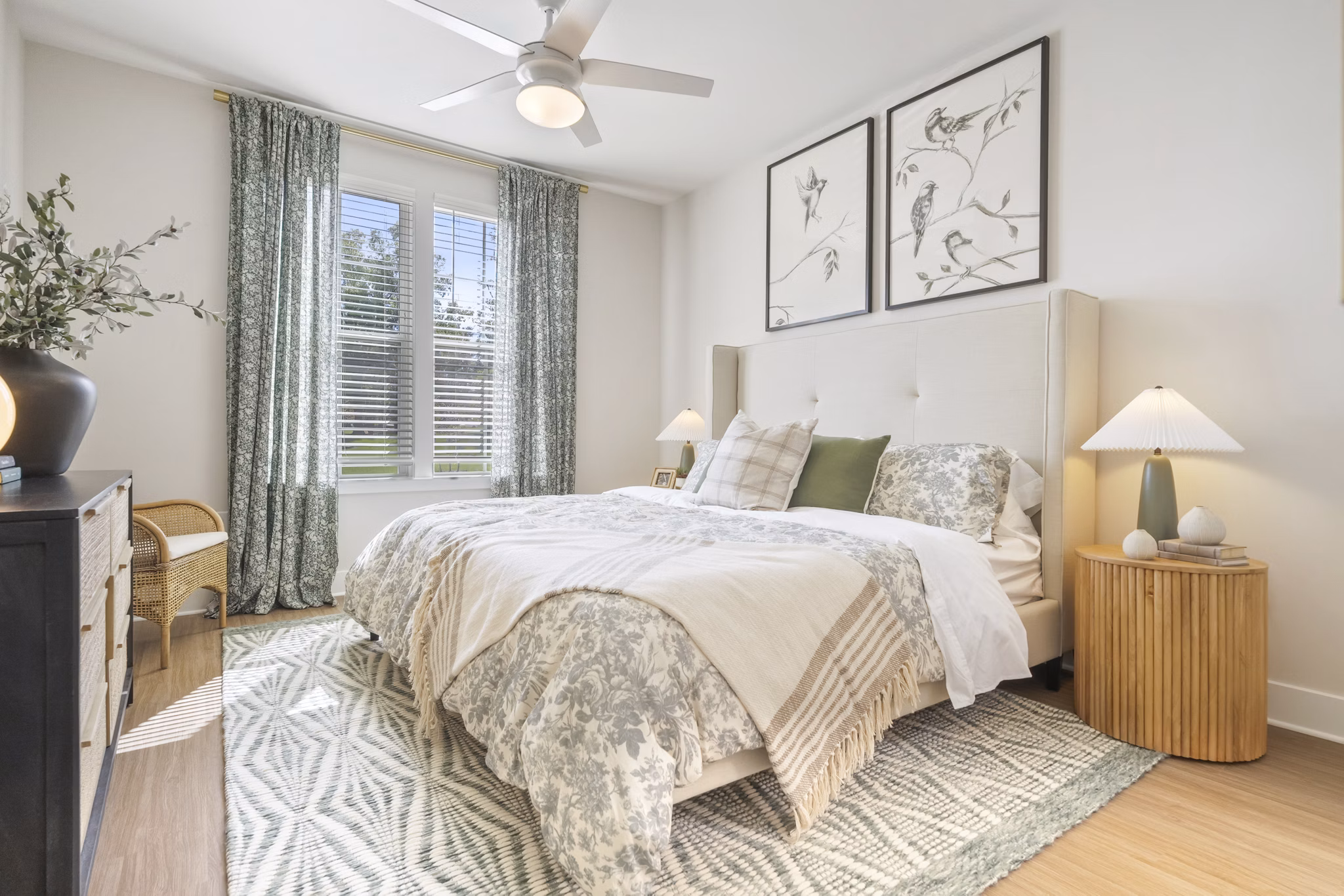 bedroom at Lake Forest at Swift Creek Apartments