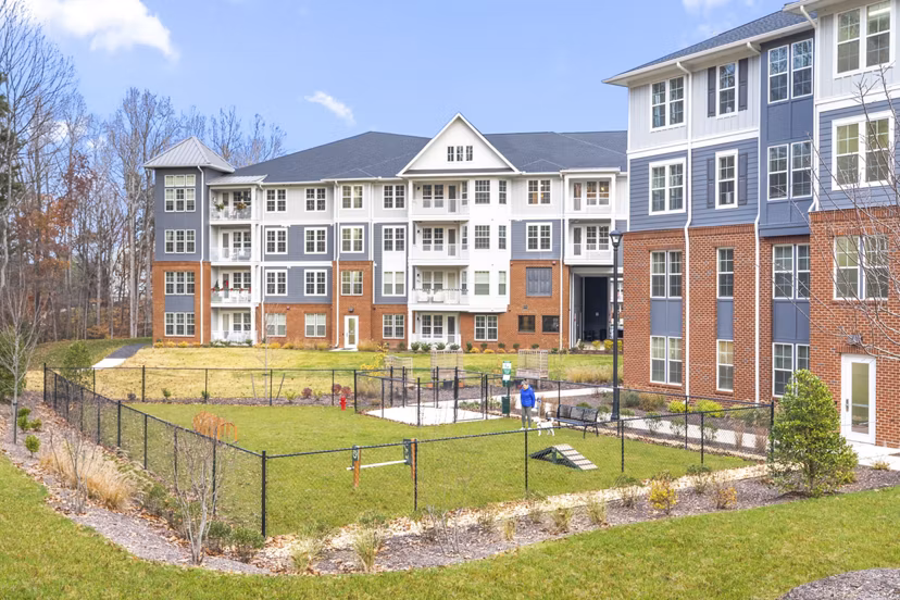 dog park at Lake Forest at Swift Creek Apartments