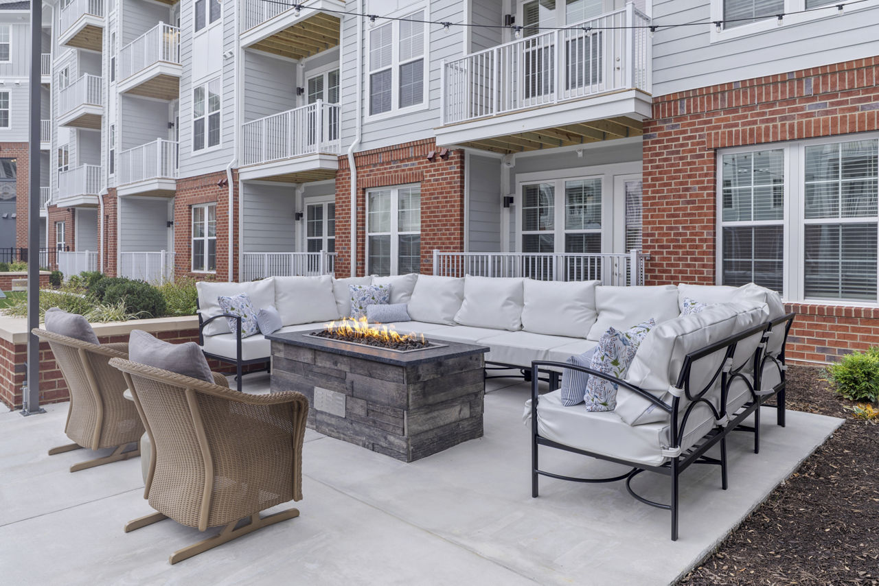 Grill area at Lake Forest At Swift Creek