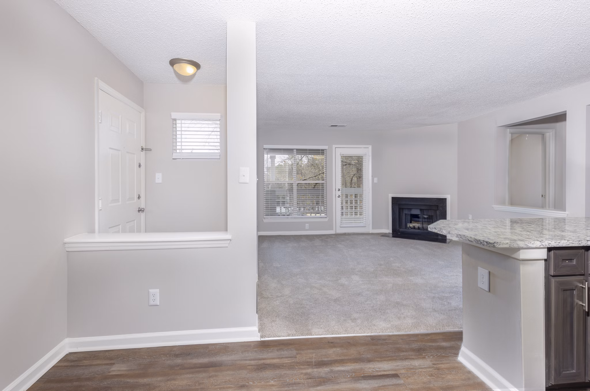 living room at Bridges at Chapel Hill Apartments 