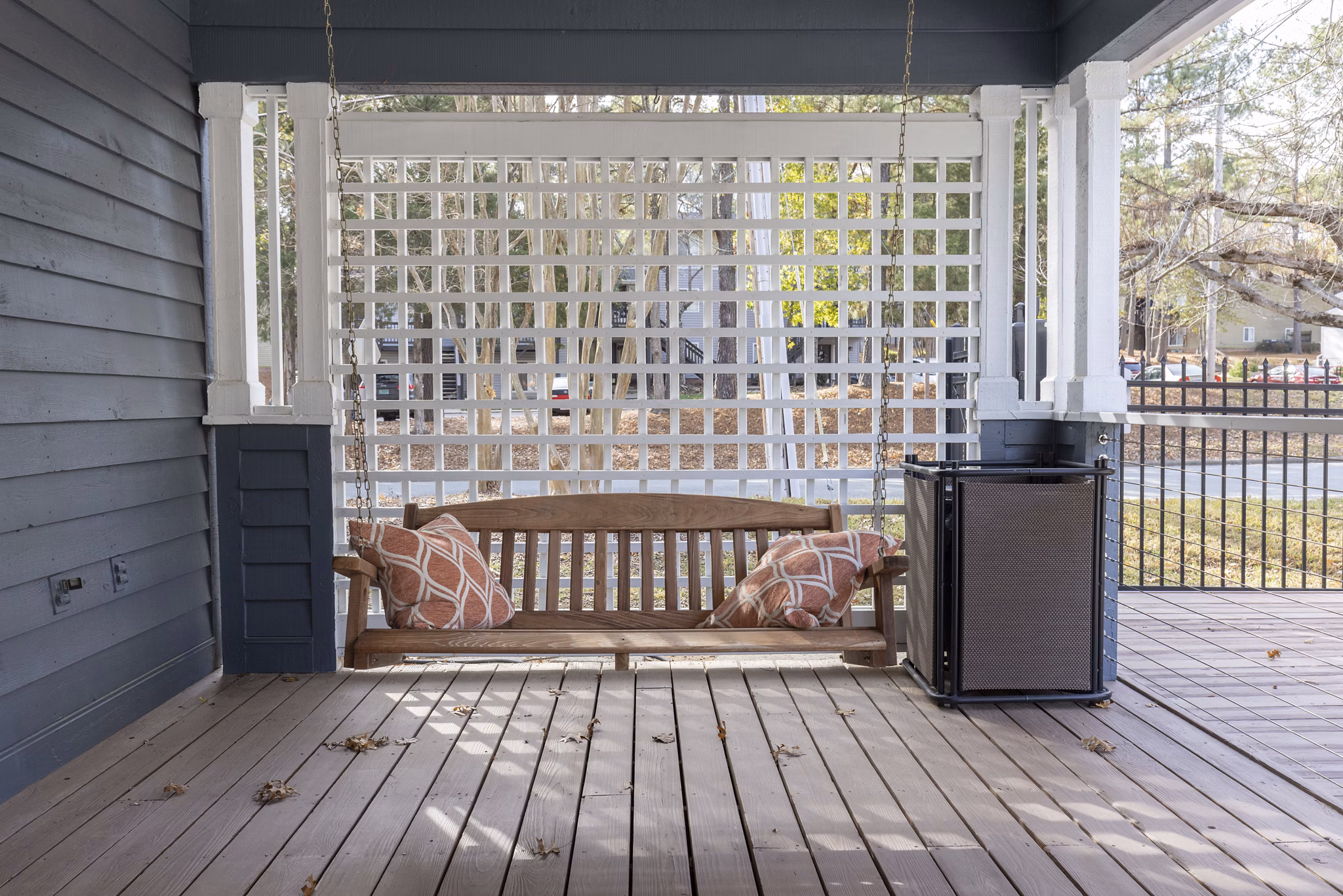 patio at Bridges at Chapel Hill Apartments 