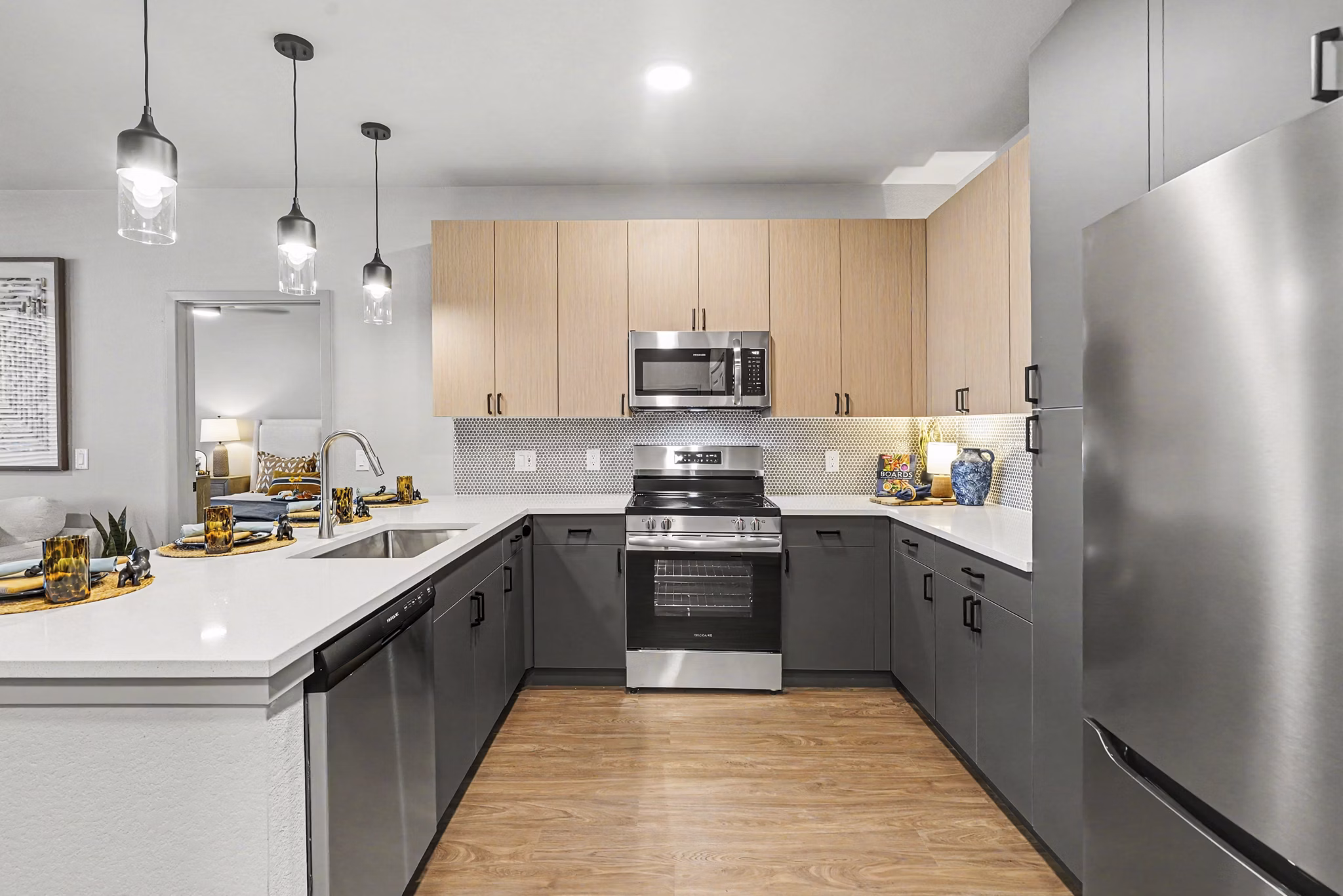 kitchen at Outlook Horizons Apartments 