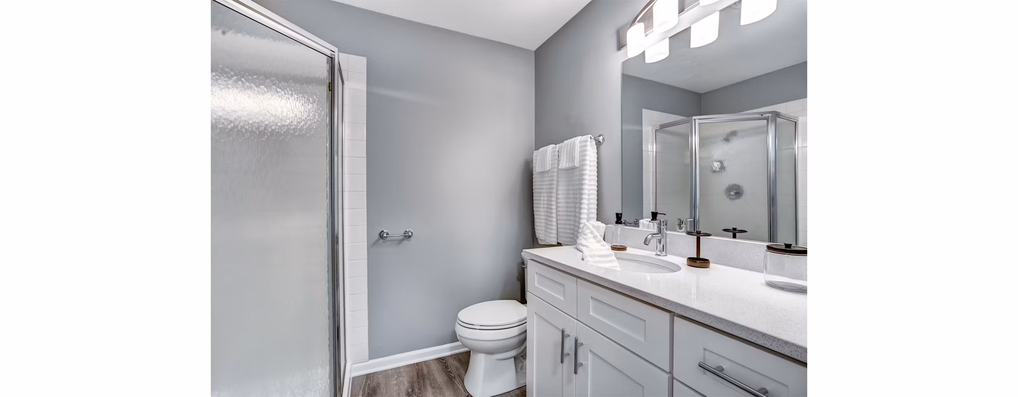 Bathroom at Albion On Northwest Apartments