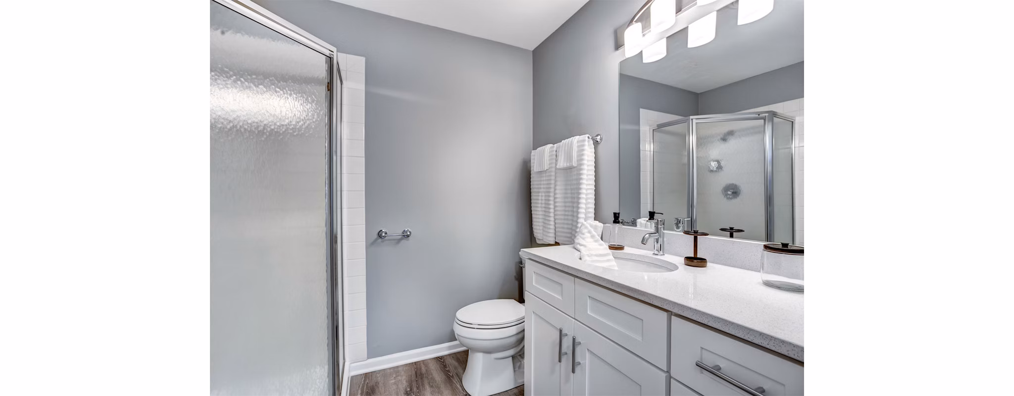 Bathroom at Albion On Northwest Apartments