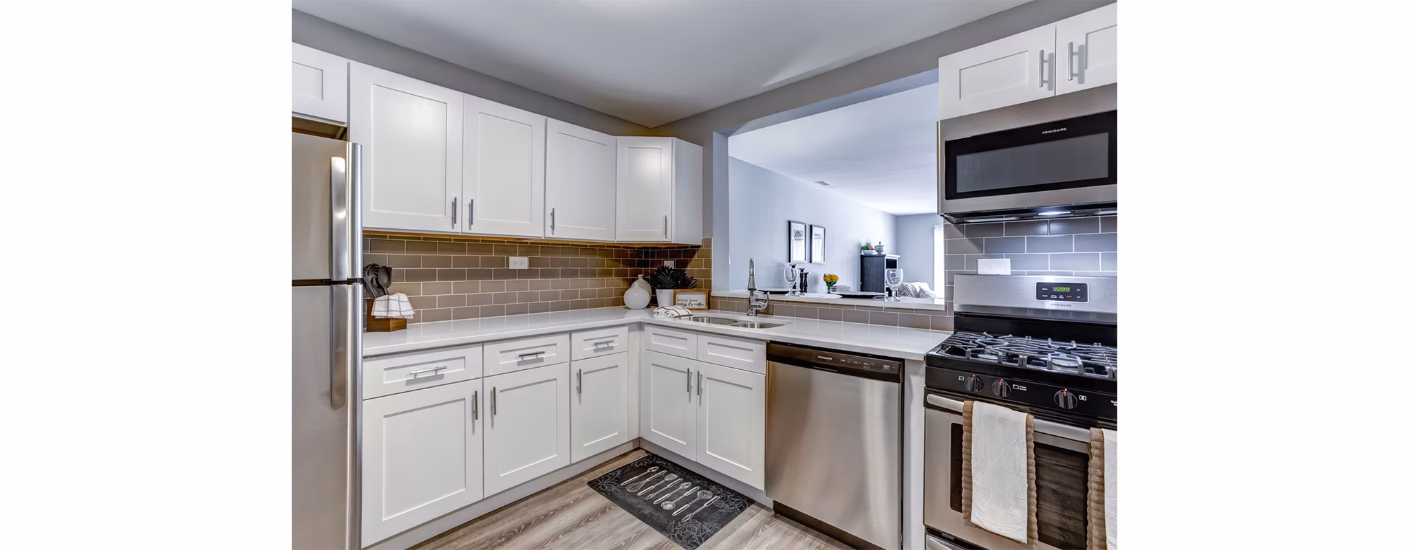 Kitchen at Albion On Northwest Apartments