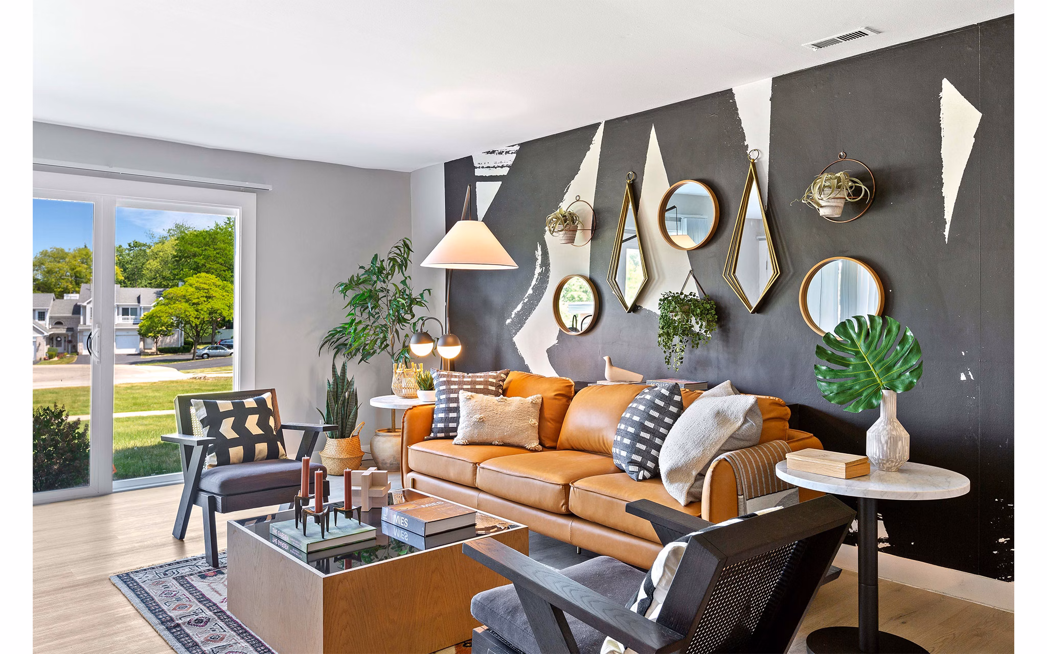 Living Room at Albion On Northwest Apartments
