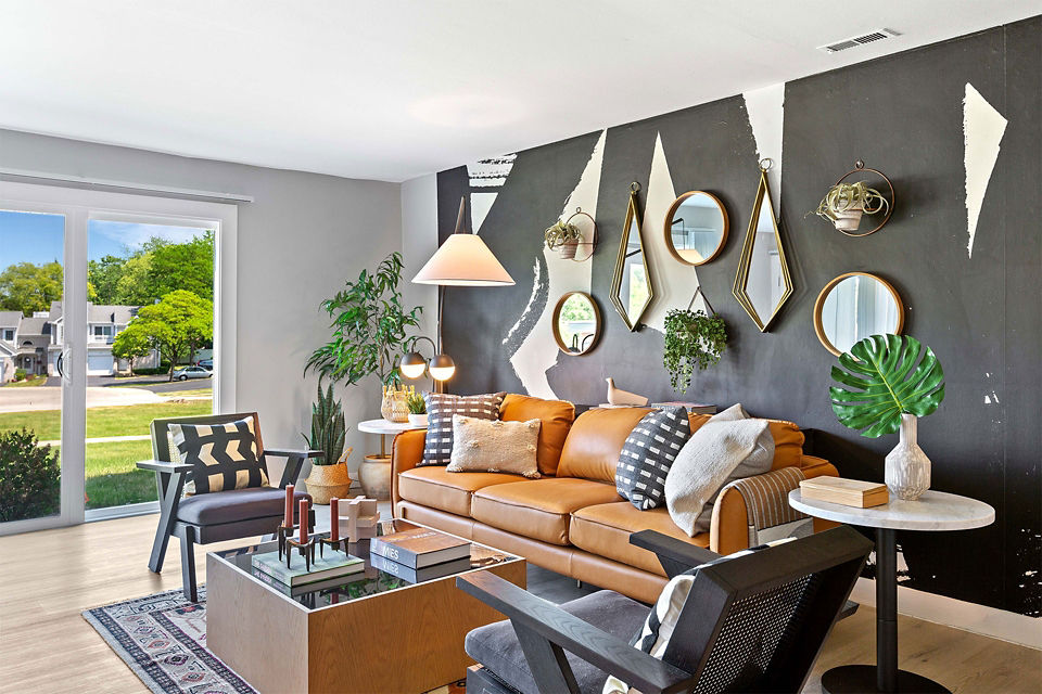Living Room at Albion On Northwest Apartments