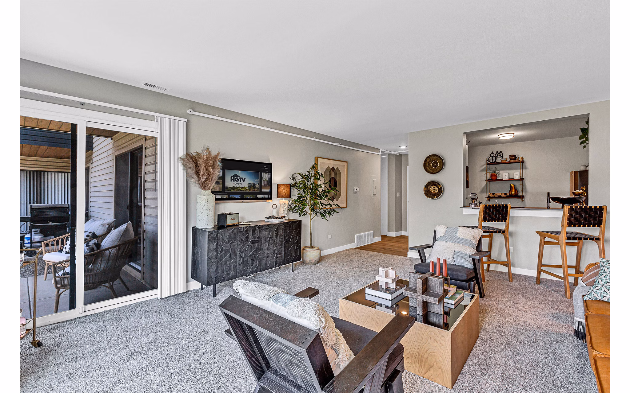 Living Room at Albion On Northwest Apartments
