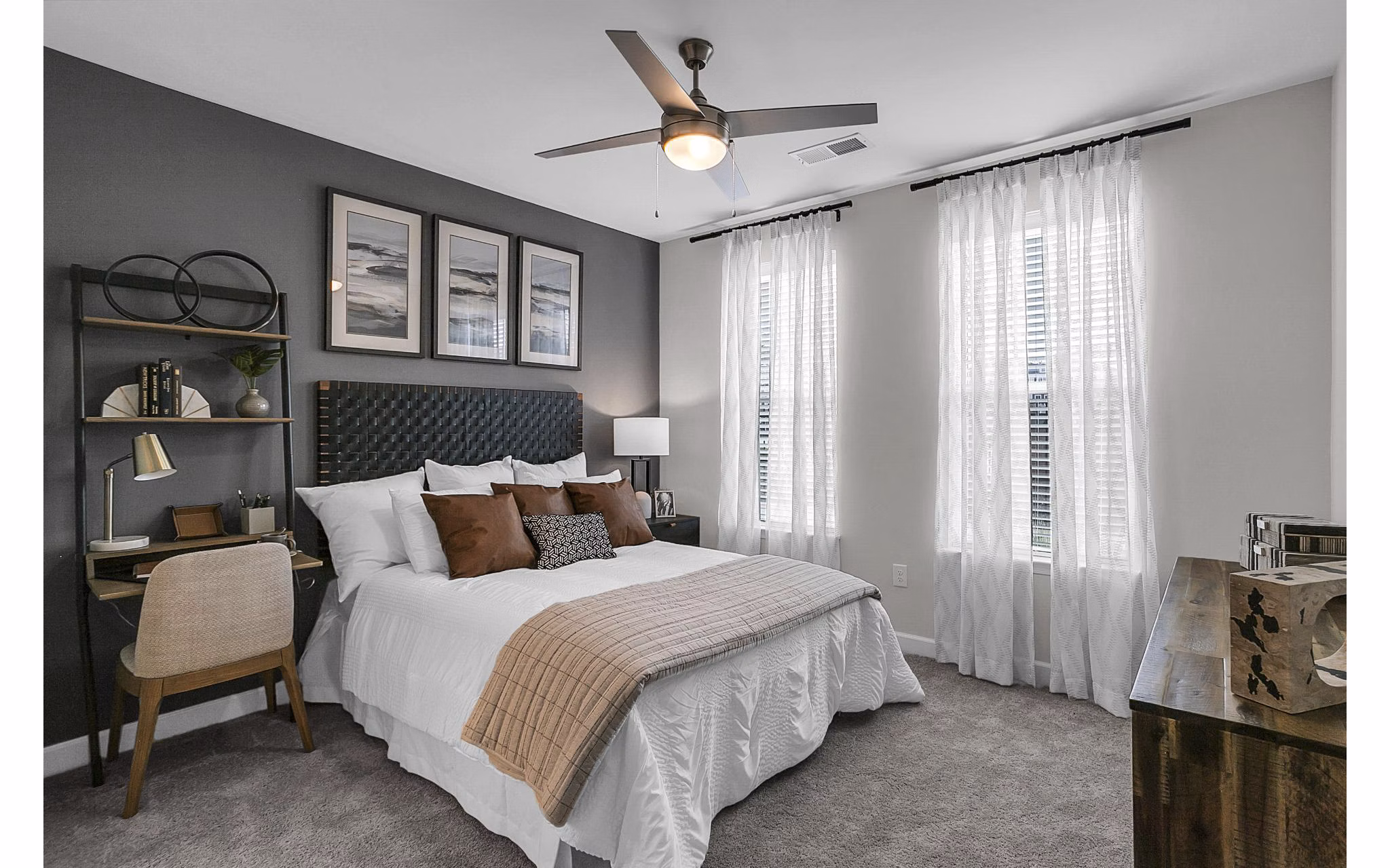 bedroom at The Shoals Apartments 