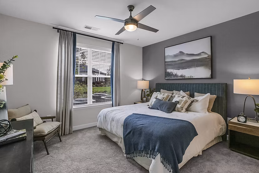 bedroom at The Shoals Apartments 