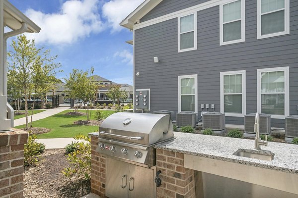 grill area at The Shoals Apartments 