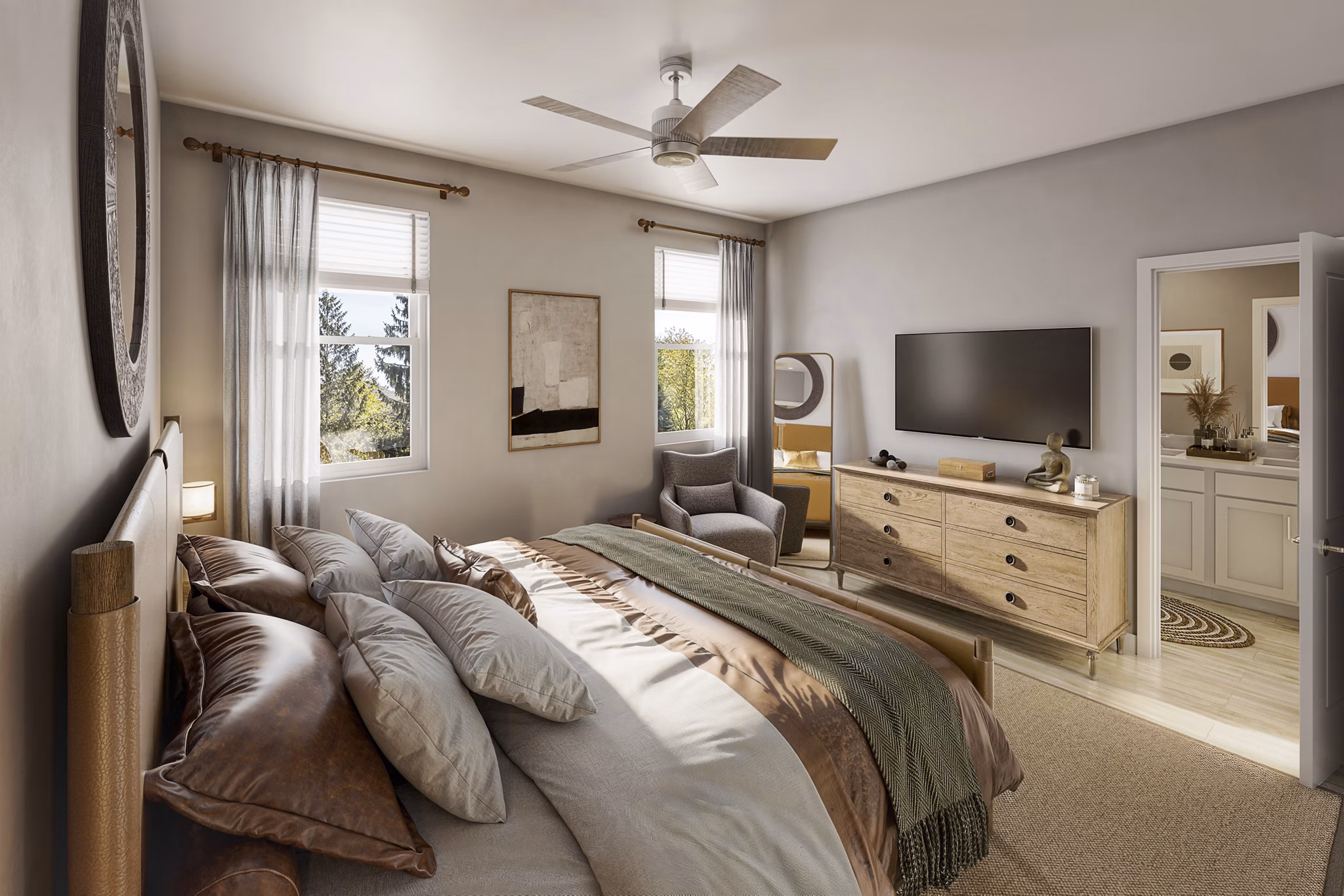 bedroom at The Lanterns at Brighton Crossings Apartments 