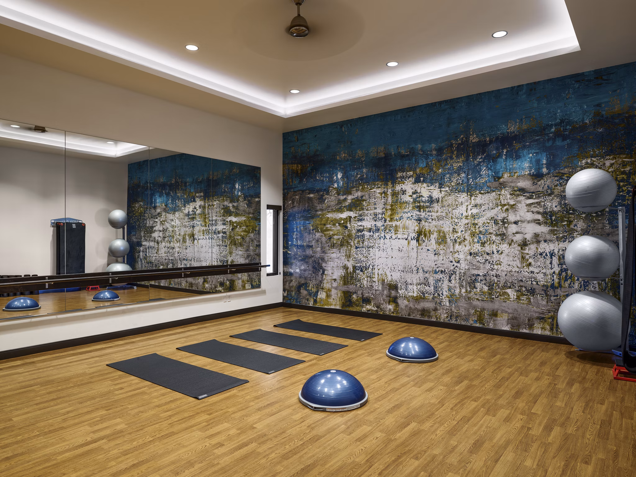 Fitness Center at The Lanterns at Brighton Crossings Apartments