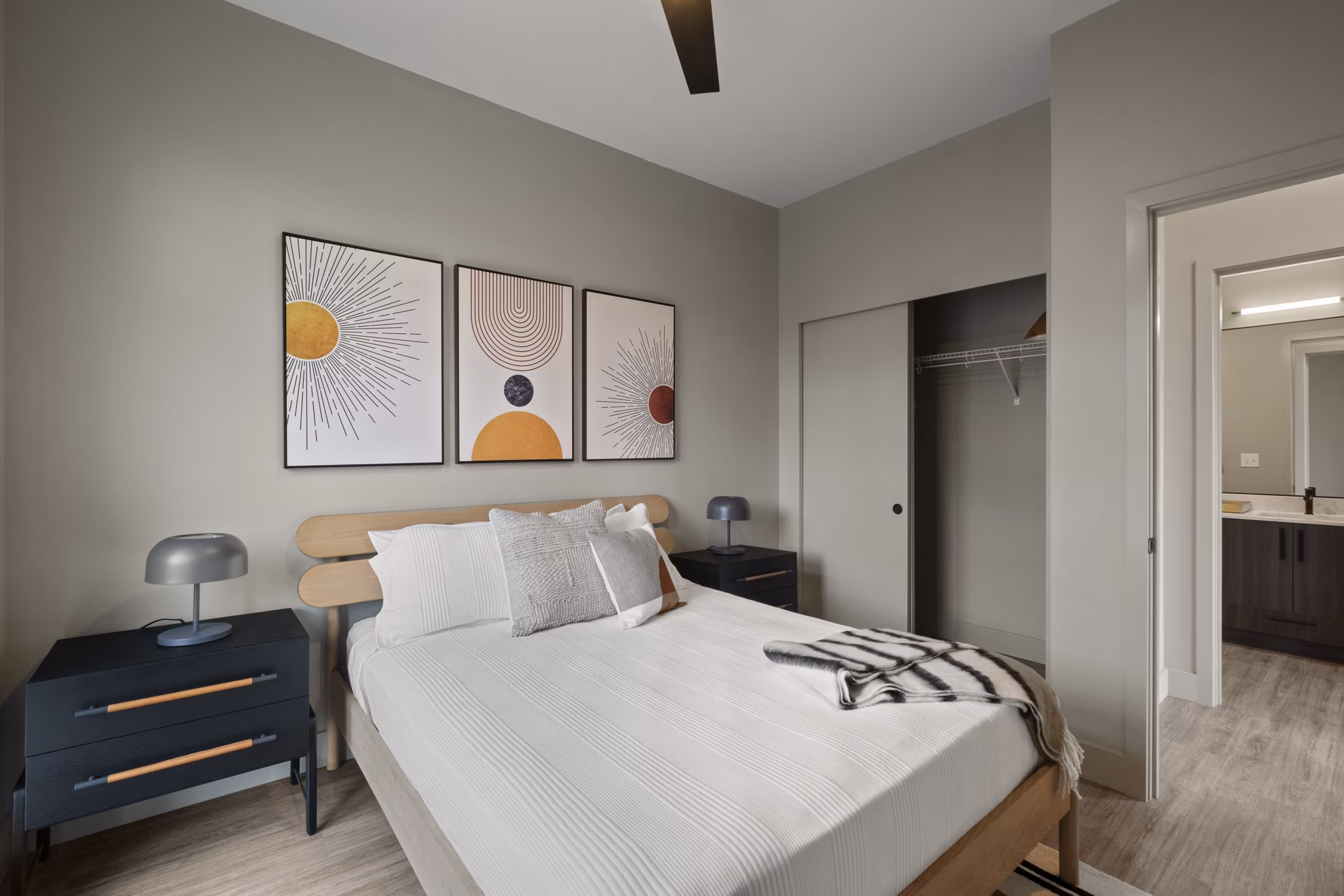 bedroom at Tapestry Apartments