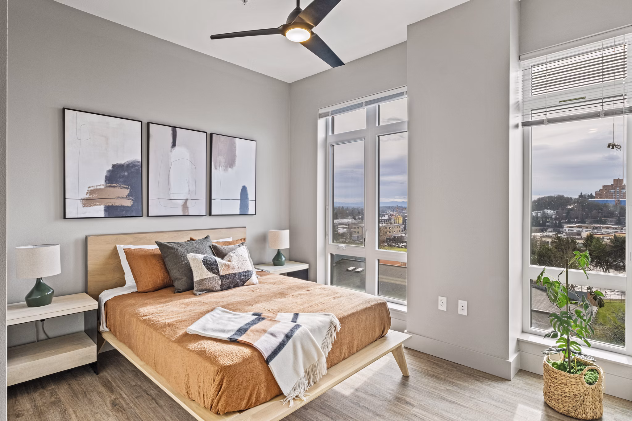 bedroom at Tapestry Apartments