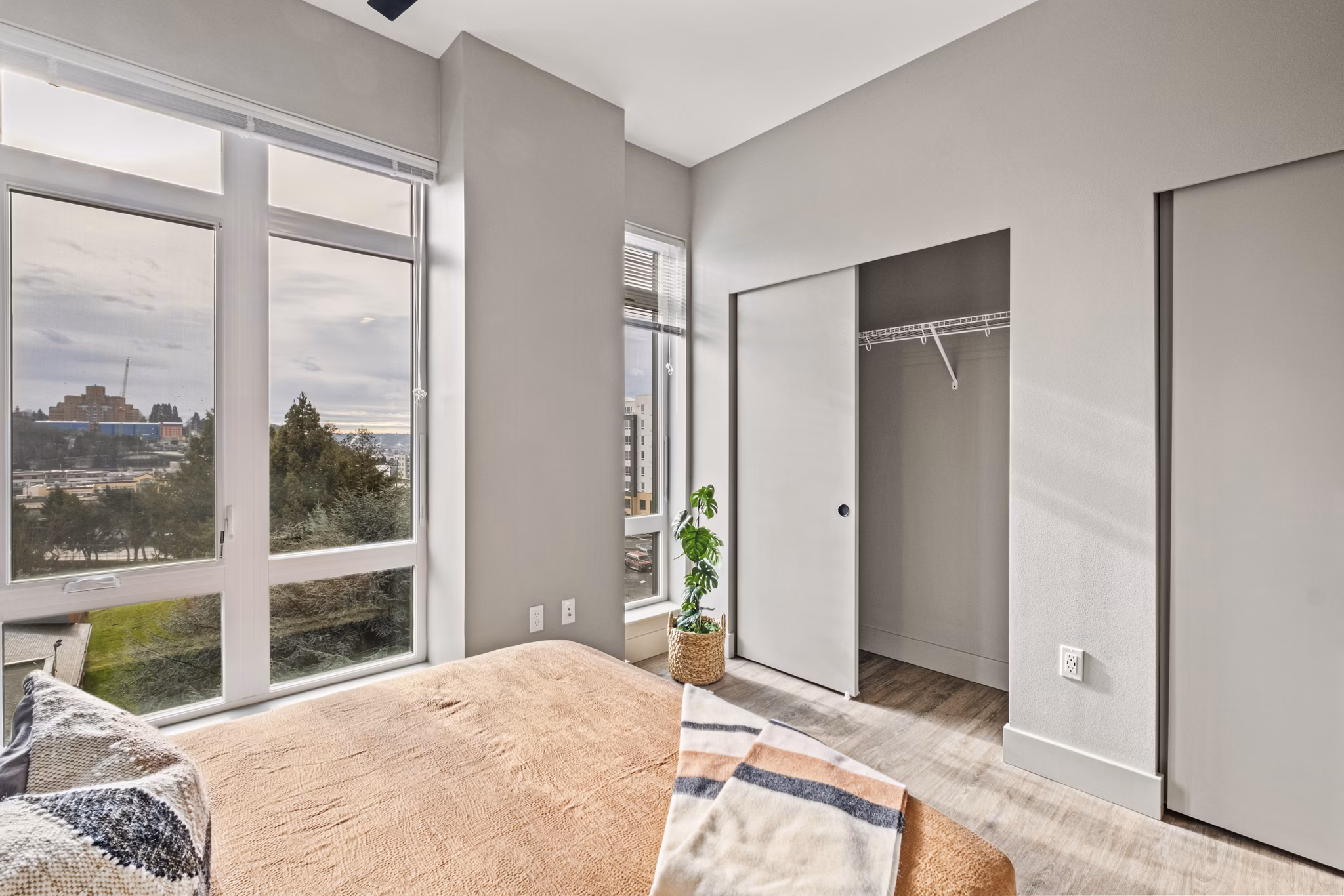 bedroom at Tapestry Apartments