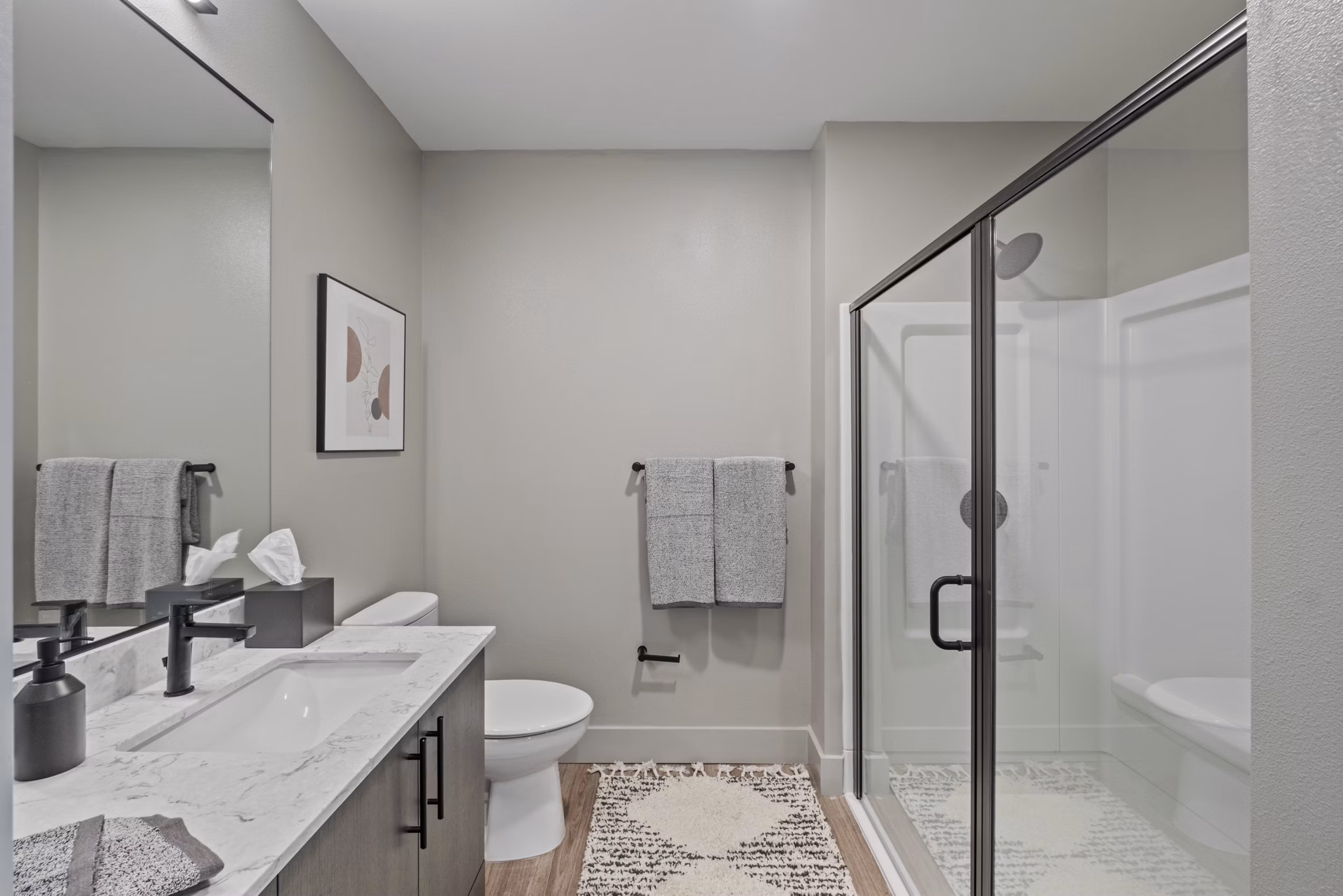 bathroom at Tapestry Apartments