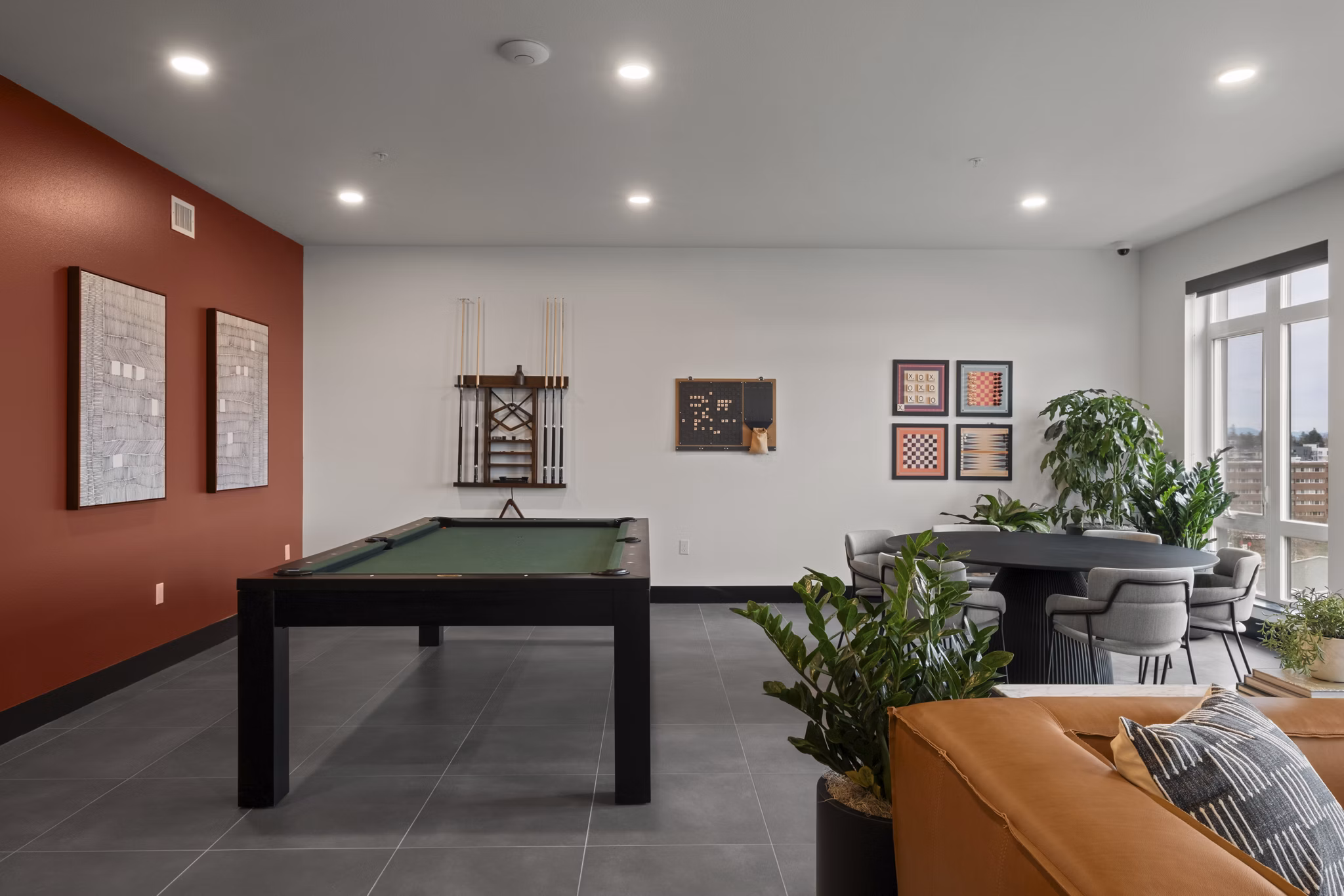 game room at Tapestry Apartments