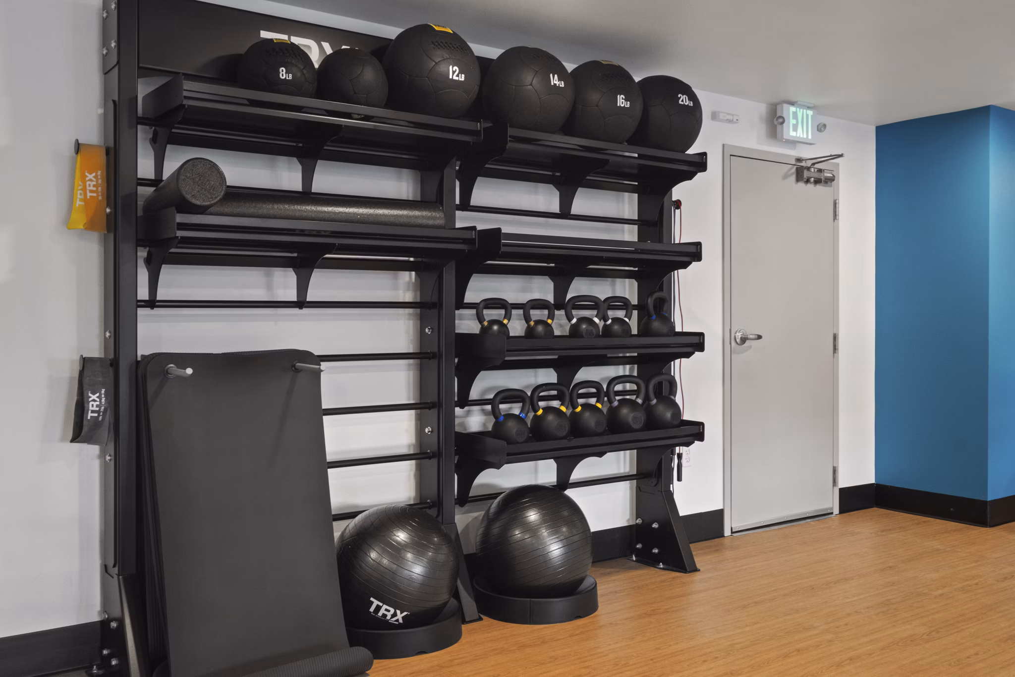 fitness center at Tapestry Apartments