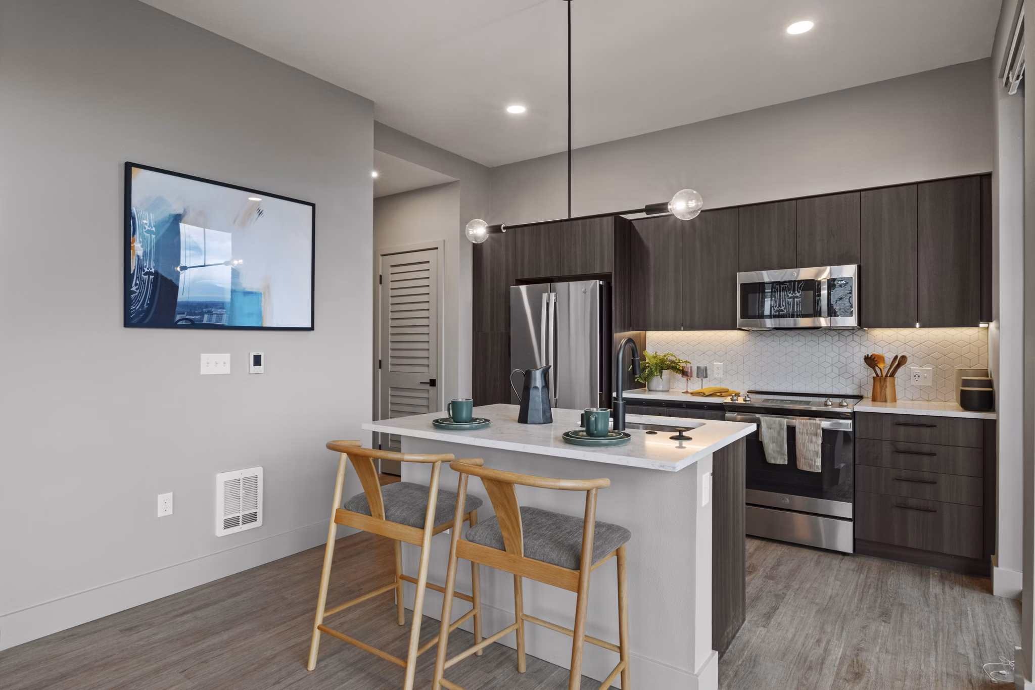kitchen at Tapestry Apartments