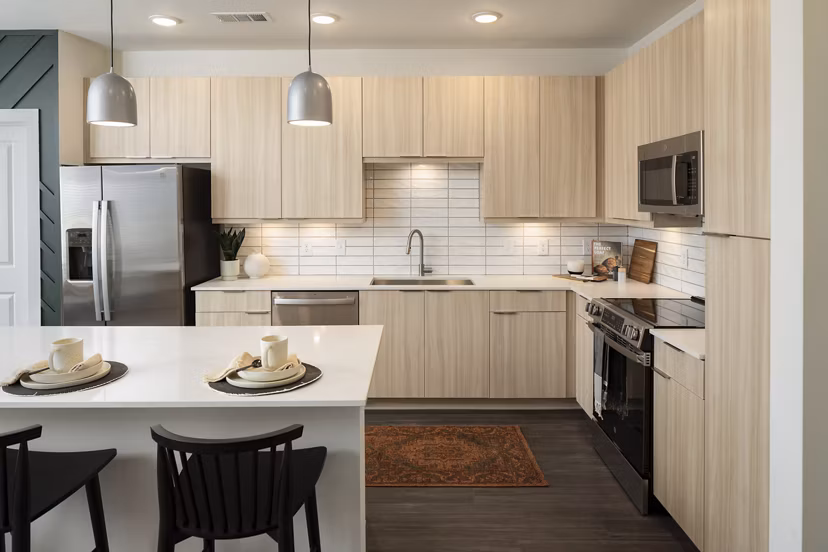 kitchen at Solis Dresden Village Apartments