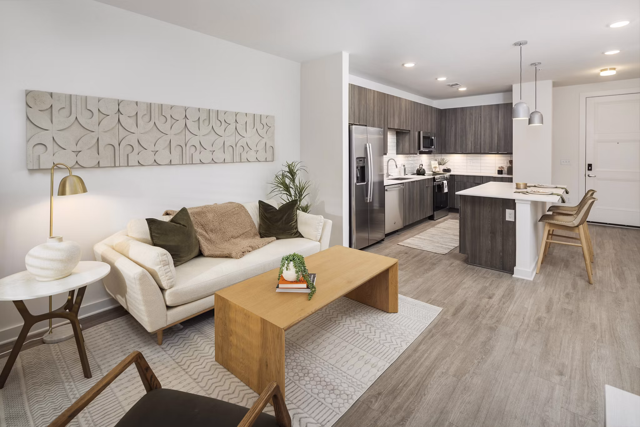living room at Solis Dresden Village Apartments