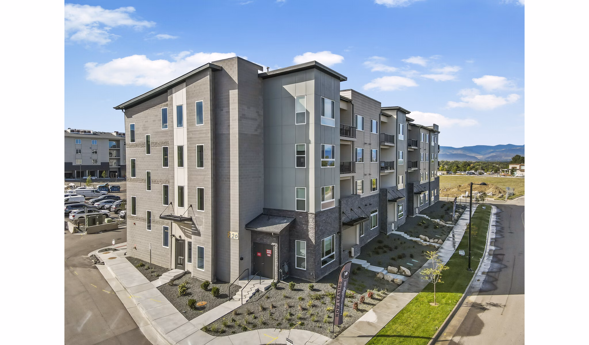 exterior at Parkside at Littleton Village Apartments 