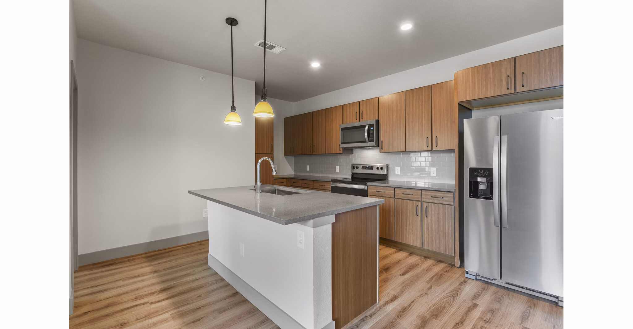 kitchen at Parkside at Littleton Village Apartments 