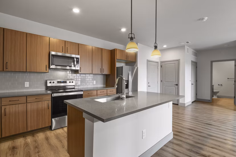 kitchen at Parkside at Littleton Village Apartments 