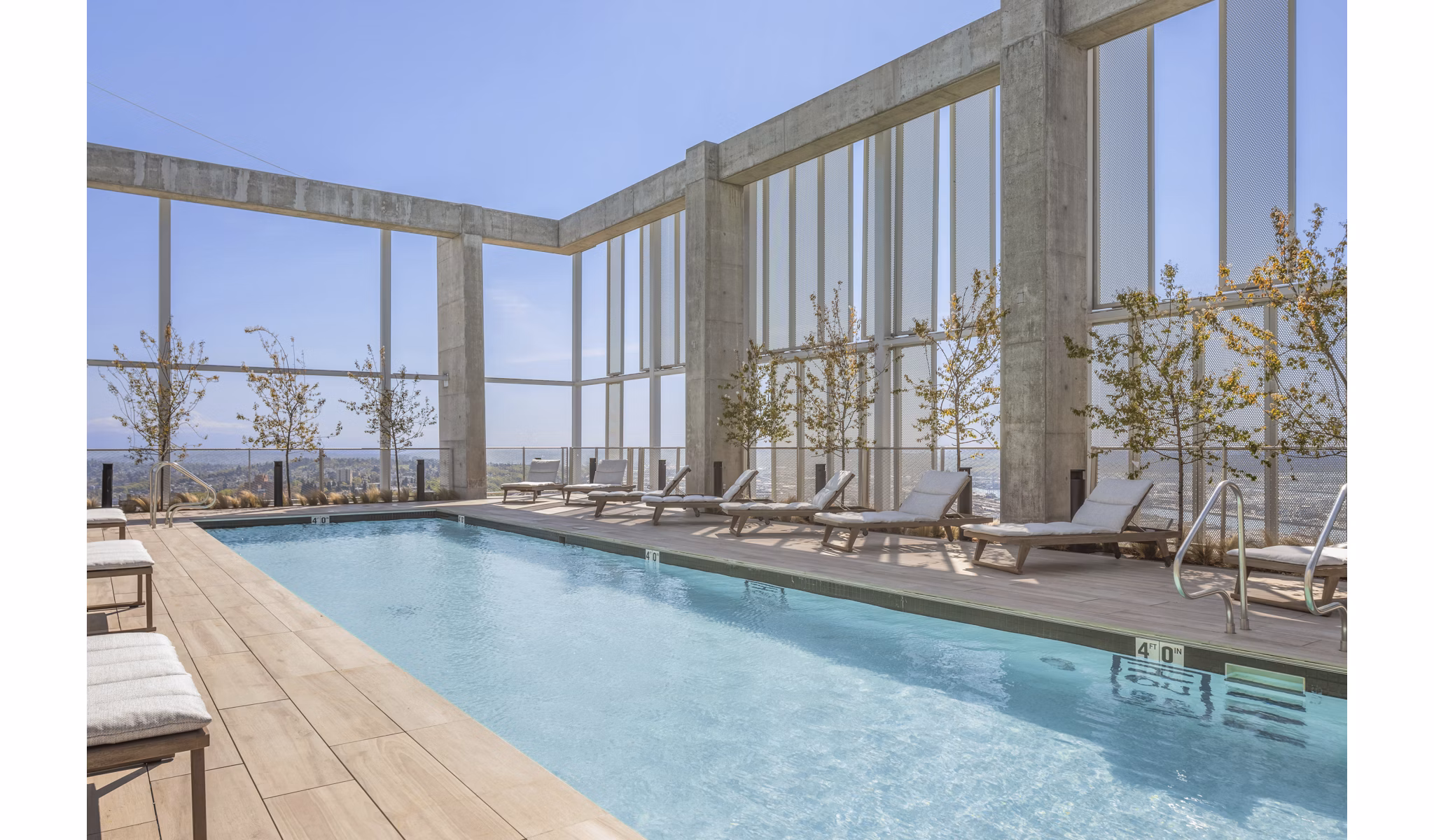 pool at Museum House Apartments