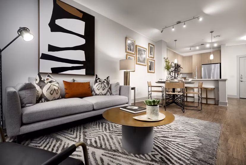 living room at Tuscan Village Apartments 