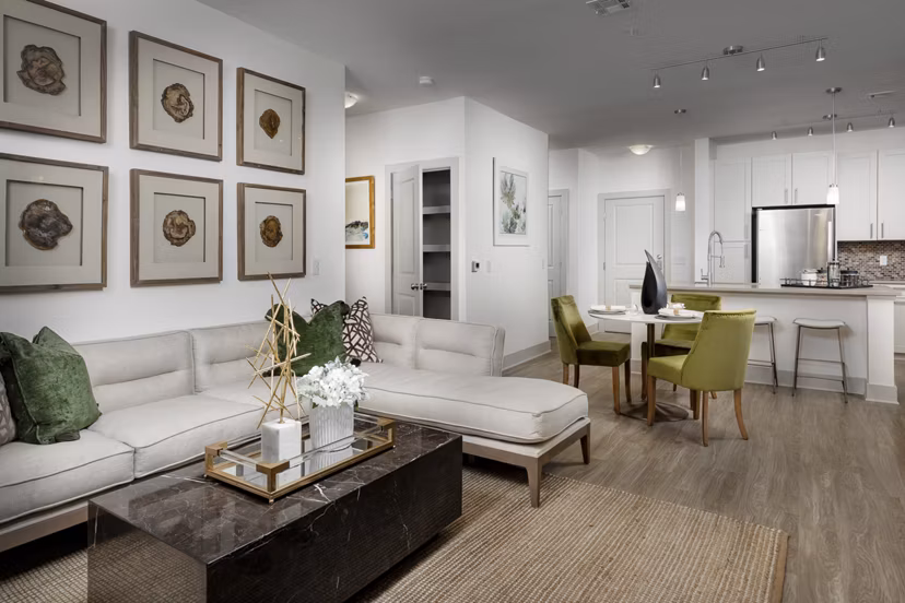 living room at Tuscan Village Apartments 