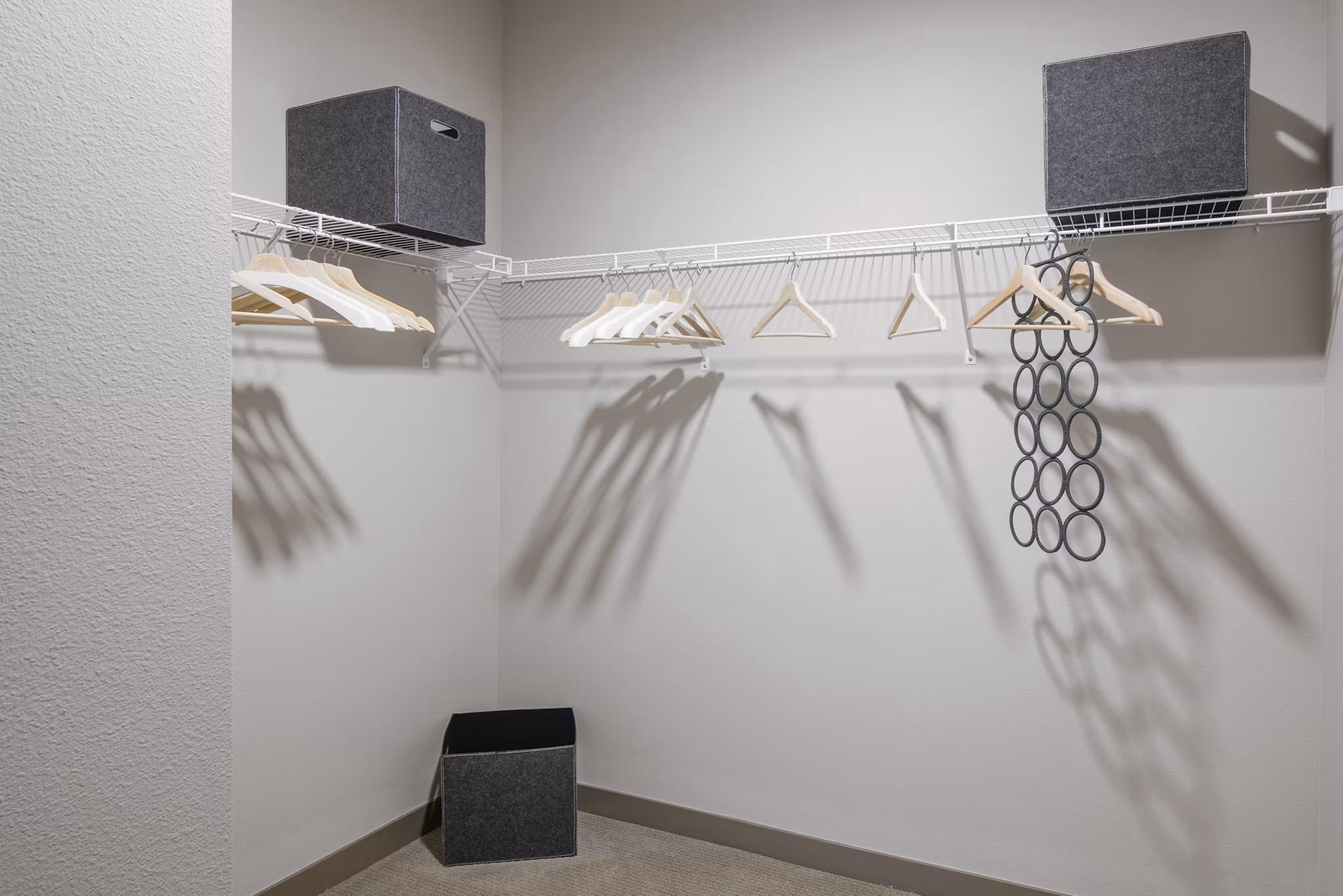 closet at Sanctuary Apartments