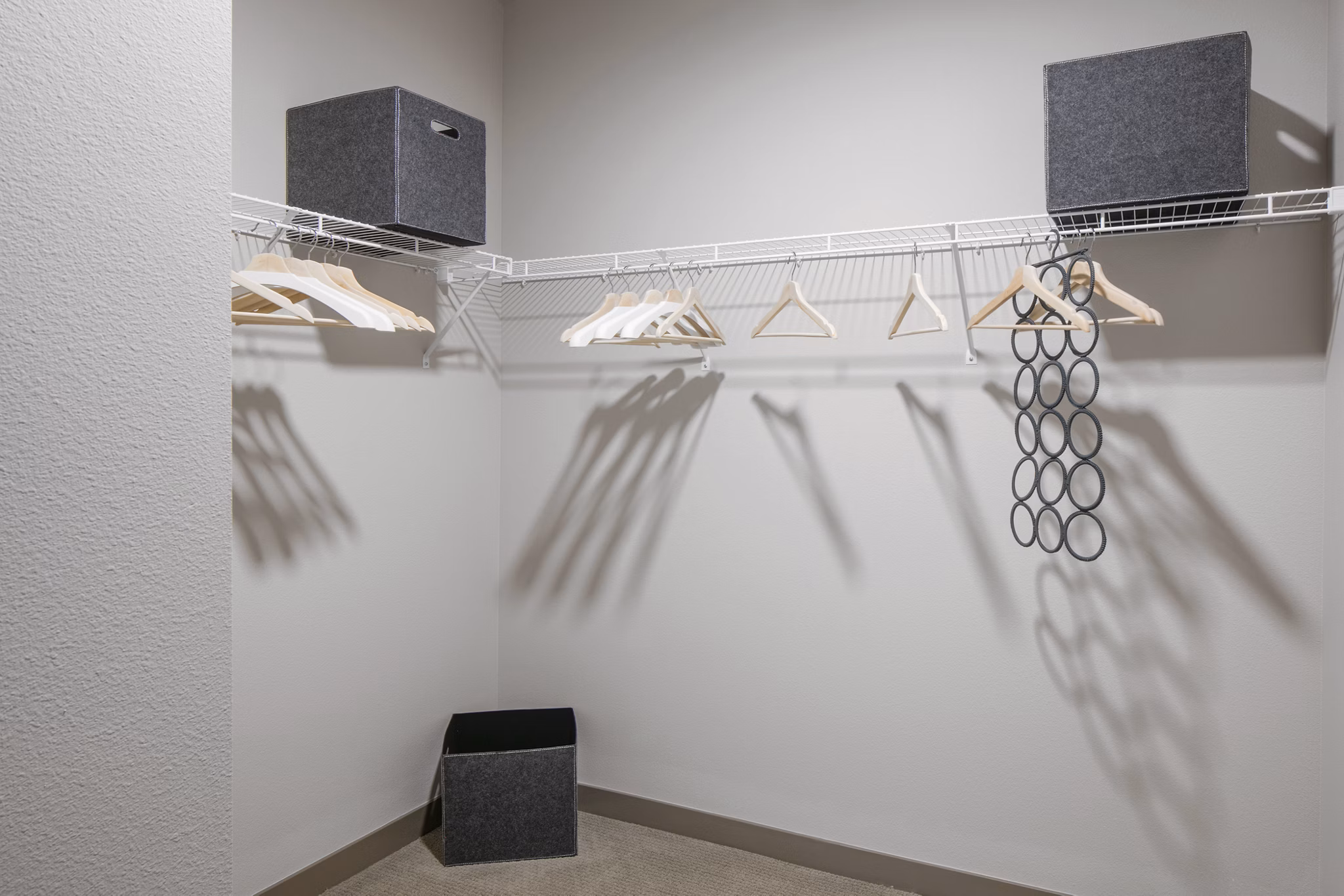 closet at Sanctuary Apartments