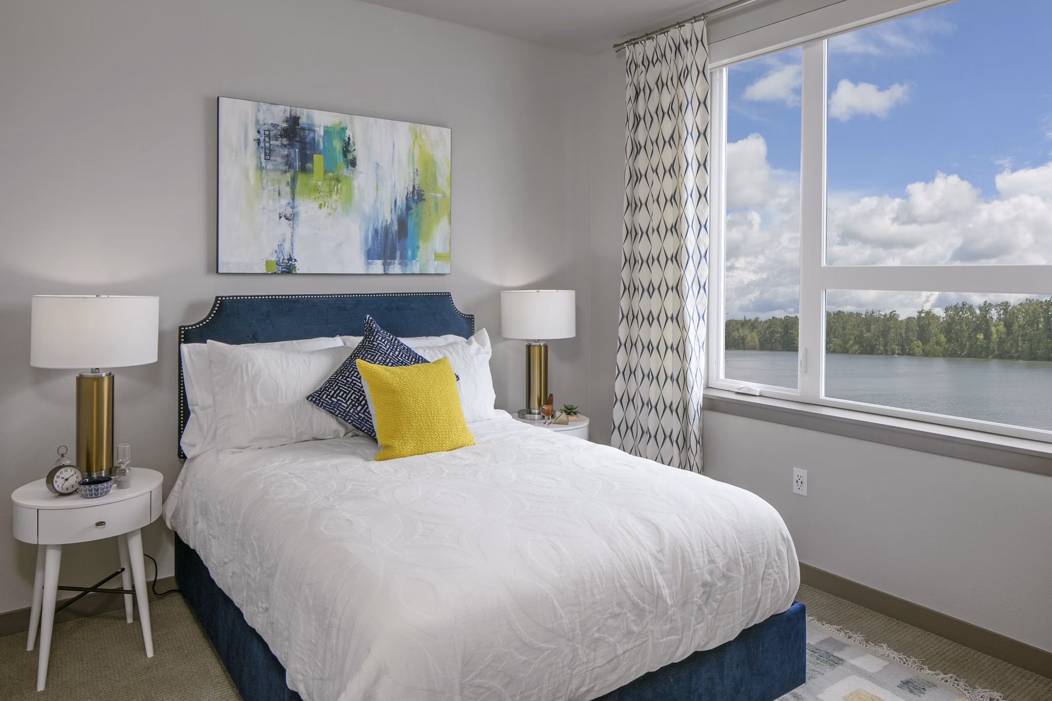 bedroom at Sanctuary Apartments