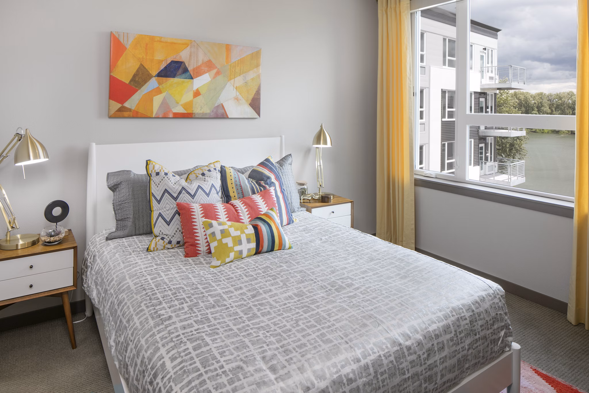 bedroom at Sanctuary Apartments