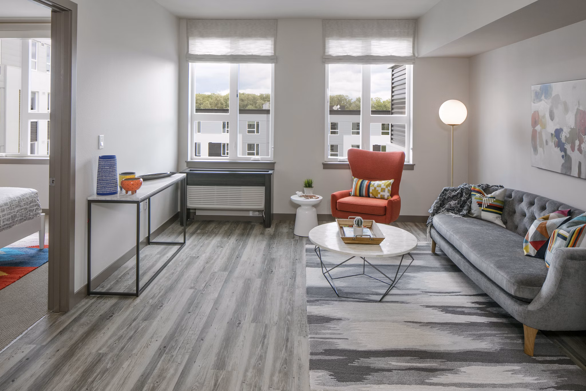 living room at Sanctuary Apartments