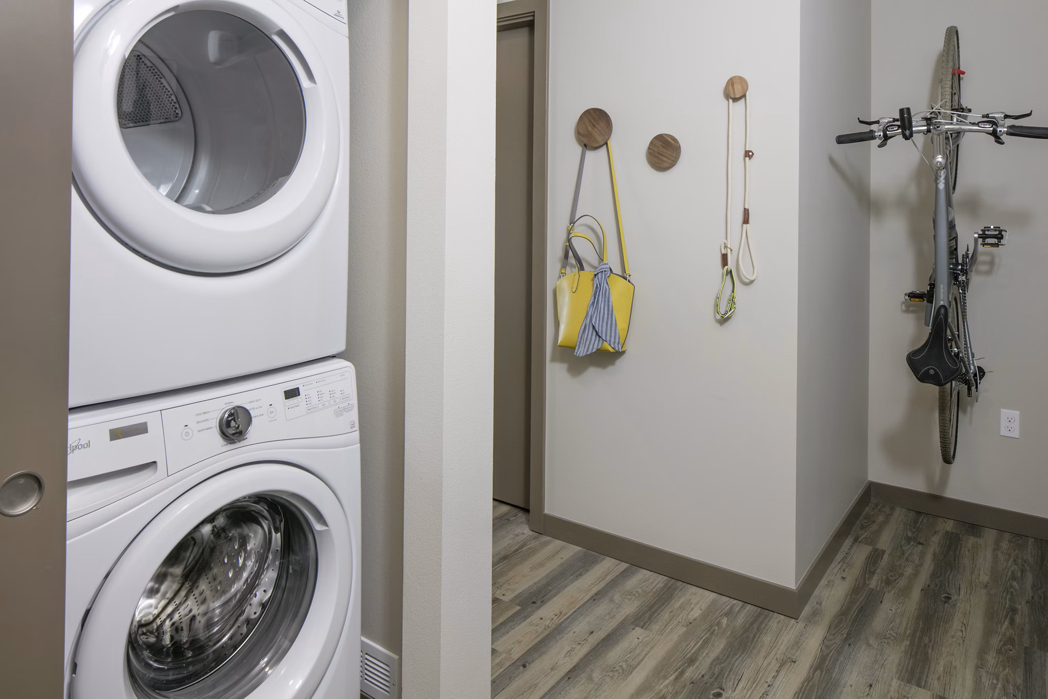 laundry room at Sanctuary Apartments