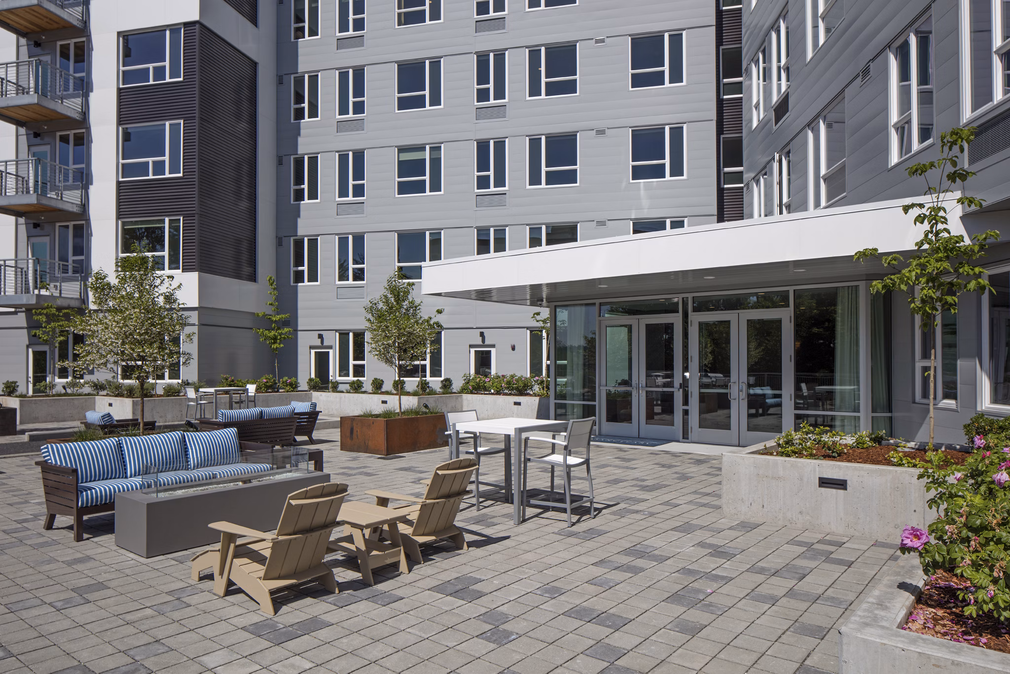 courtyard at Sanctuary Apartments