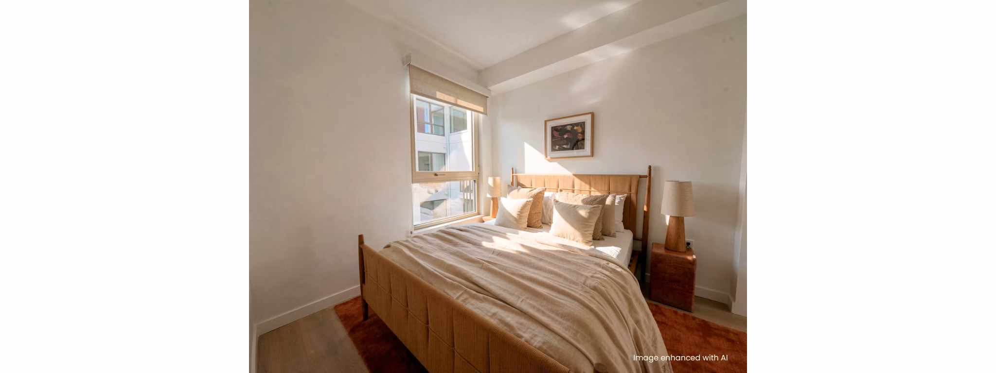 bedroom at 1650 Lincoln Apartments