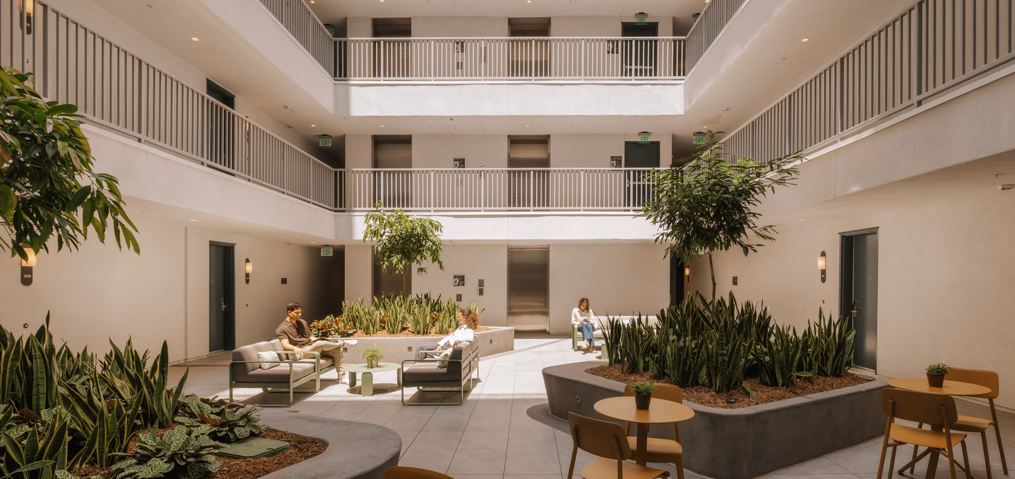 Patio at 501 Broadway Apartments