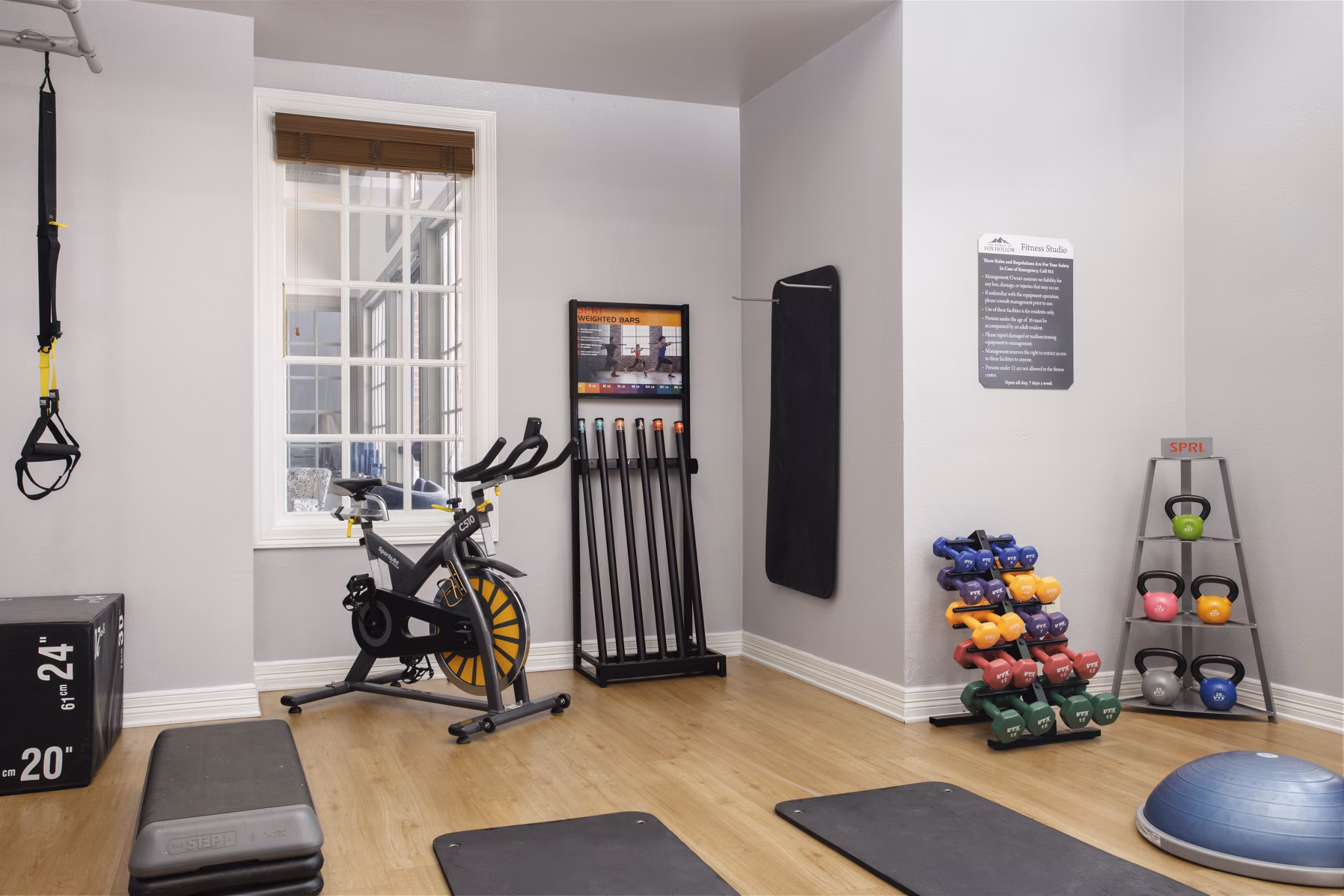 Fitness Center at The Retreat at Fox Hollow Apartments