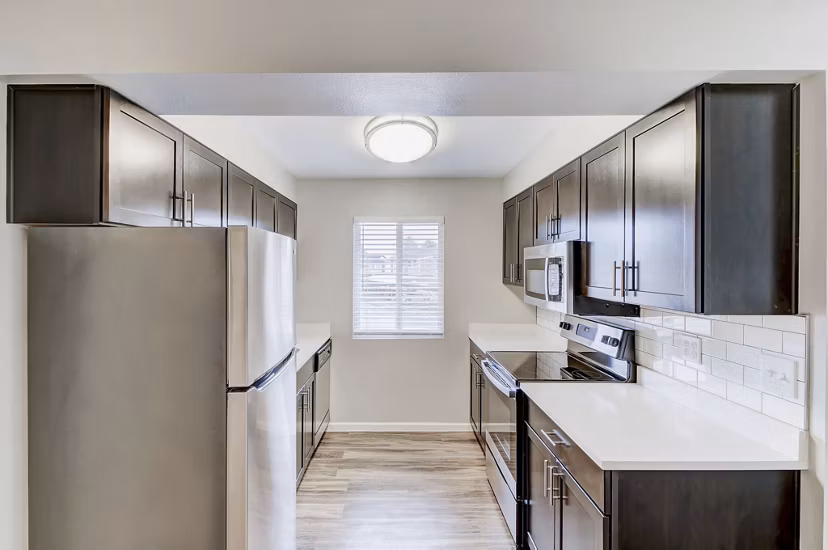 living room at Ridgeview Place Apartments 
