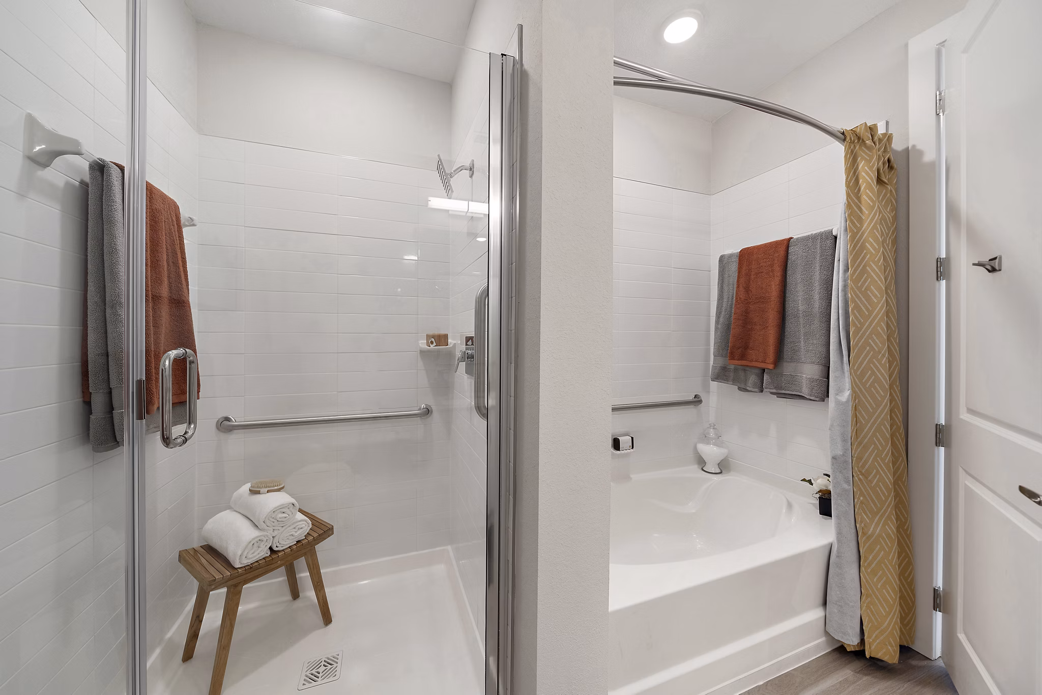 bathroom at Mira at Palmer Ranch Apartments 