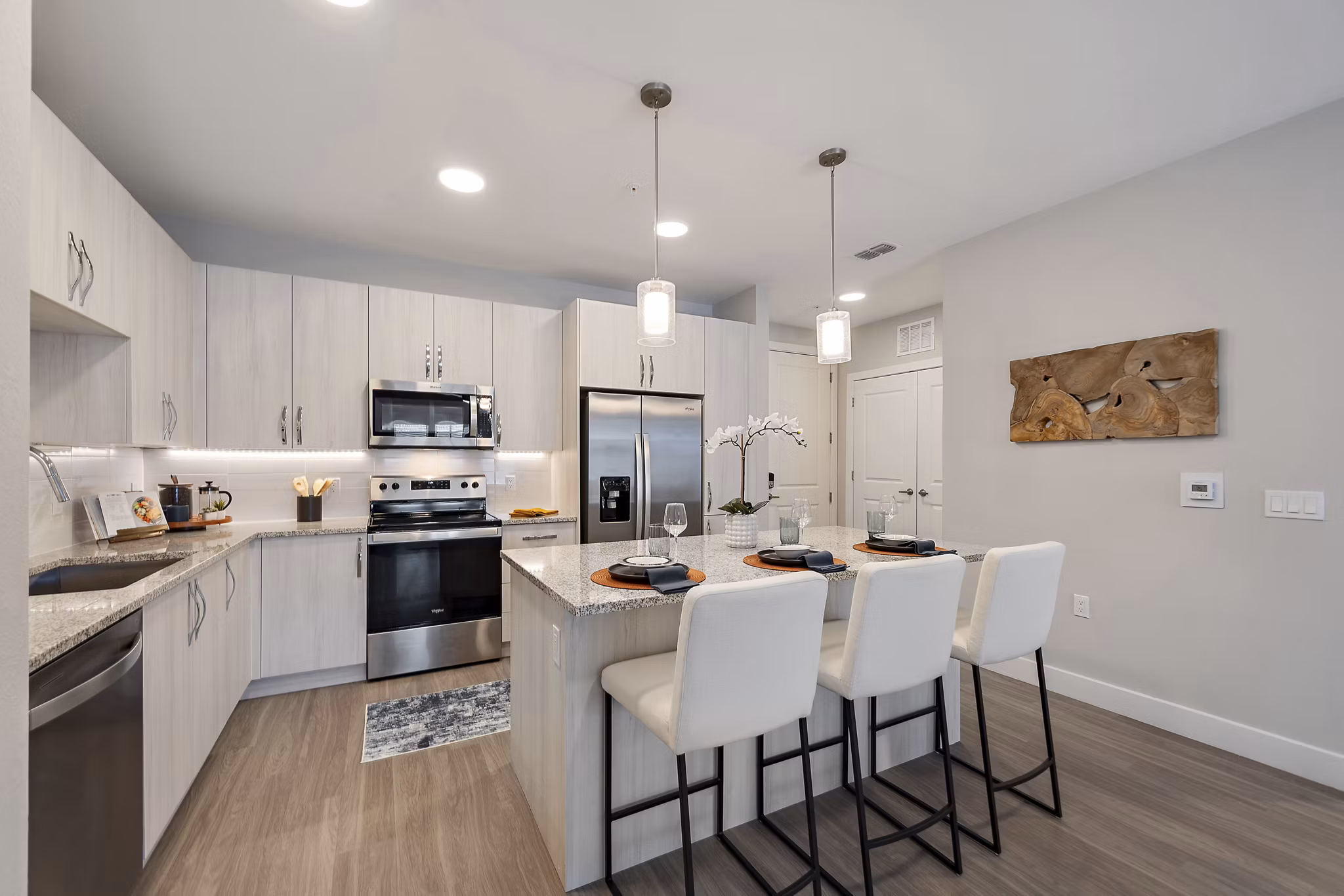 kitchen at Mira at Palmer Ranch Apartments 