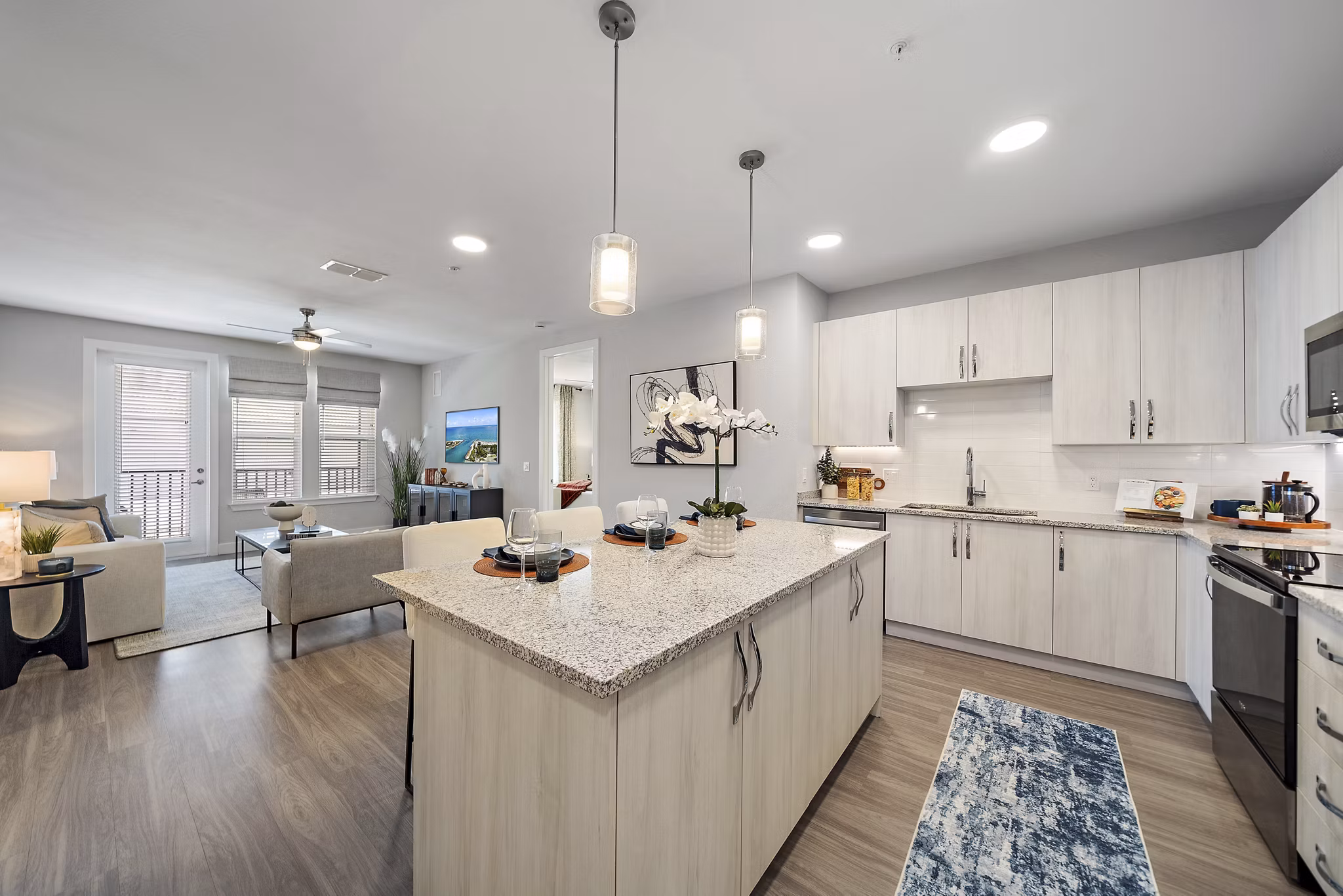 kitchen at Mira at Palmer Ranch Apartments 